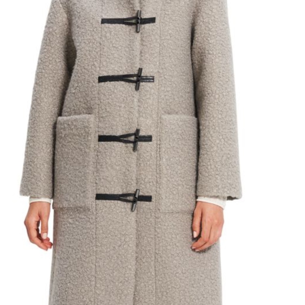 Theory Women's Gray Toggle Coat